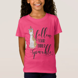 Unicorn Follow Your Inner Sparkle Party Favour T-Shirt