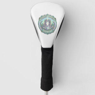 Unicorn Forest Magic Society Graphic Design White Golf Head Cover