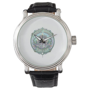 Unicorn Forest Magic Society Graphic Design White  Watch