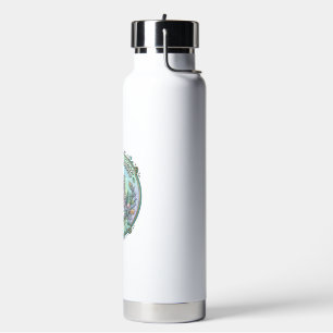 Unicorn Forest Magic Society Graphic Design White  Water Bottle