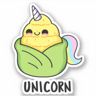 Unicorn Funny Baby Corn Pun 