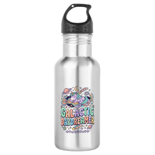 Unicorn Galactic Daydreamer Kawaii Sticker and Shi 532 Ml Water Bottle