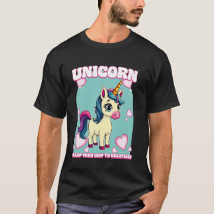 Unicorn Gallop Your Way To Greatness Unicorn  2 T-Shirt