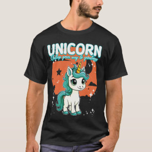 Unicorn Gallop Your Way To Greatness Unicorn T-Shirt