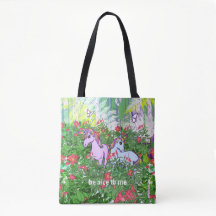 Unicorn Garden Tote