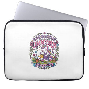 Unicorn Gardening Unicorn Commercial Cute Gift Des Laptop Sleeve