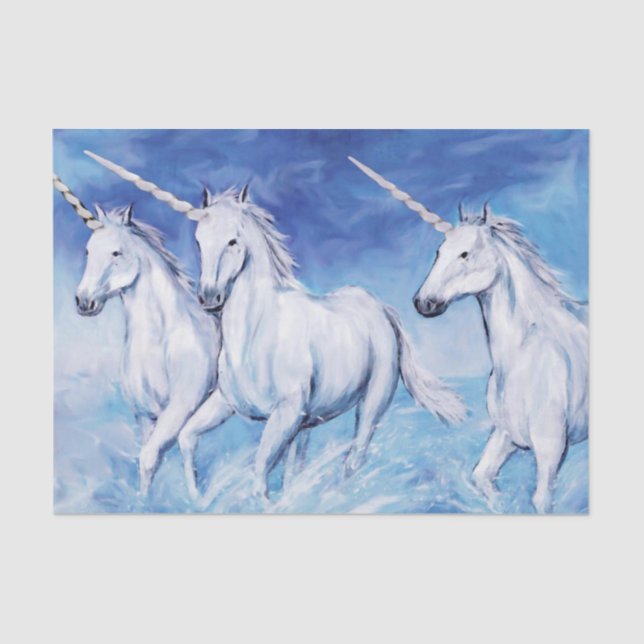 Unicorn Gift Tissue Paper (Front)
