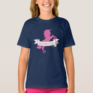 Unicorn Girls Birthday Unicorn Lovers T-Shirt