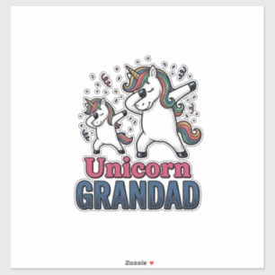 Unicorn Grandad Vintage Engraving Shirt Design_1
