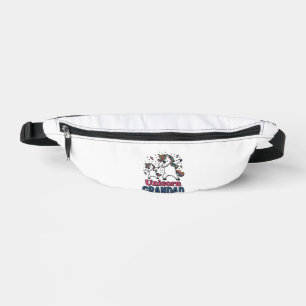 Unicorn Grandad Vintage Engraving Shirt Design_1 Bum Bags