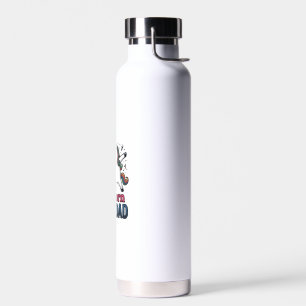 Unicorn Grandad Vintage Engraving Shirt Design_1 Water Bottle