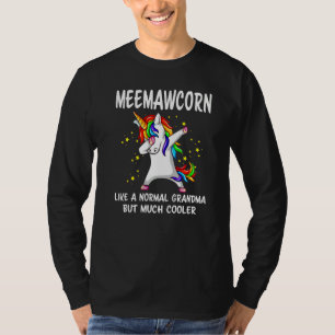 Unicorn Grandma Meemaw Corn Mothers Day T-Shirt