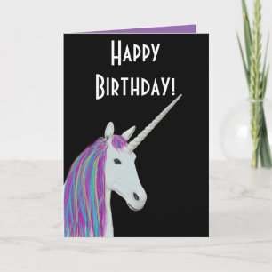 Unicorn Happy Birthday Card