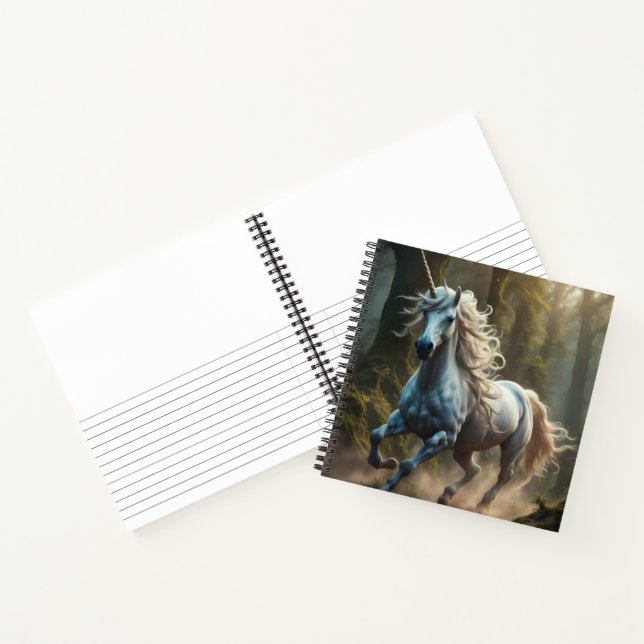 Unicorn Hardcover Notebook (Inside)