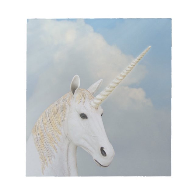 Unicorn Head Notepad (Front)