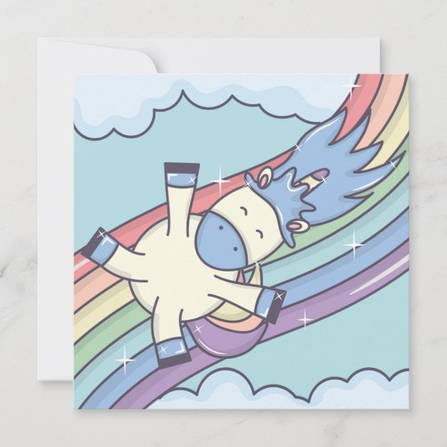 Unicorn Holiday Card (Front)