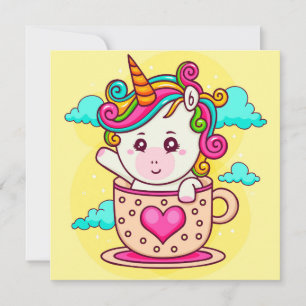 Unicorn Holiday Card