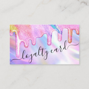 Unicorn Holographic Thick Glitter Drips  Loyalty