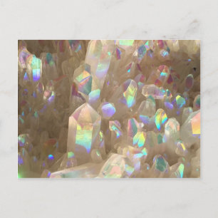 Unicorn Horn Aura Crystals Postcard