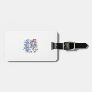 Unicorn Horn First Questions Later Adorable Sticke Luggage Tag