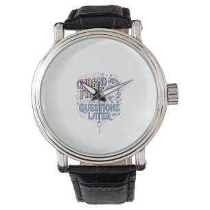 Unicorn Horn First Questions Later Adorable Sticke Watch
