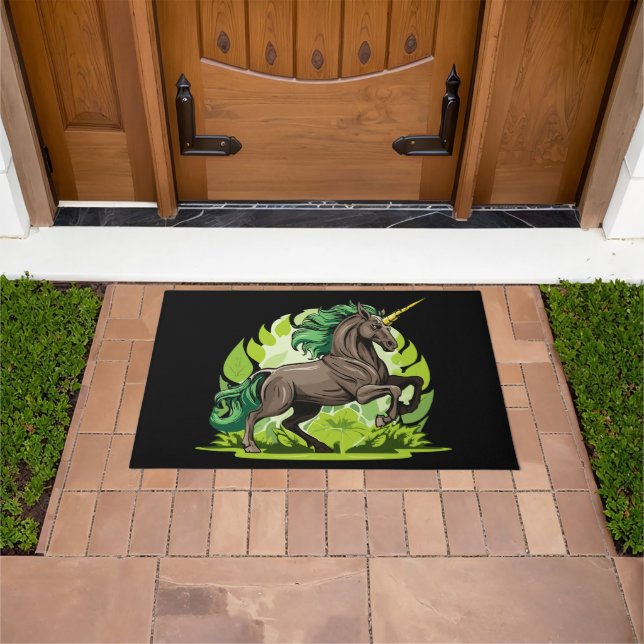 Unicorn horse doormat (Outdoor)