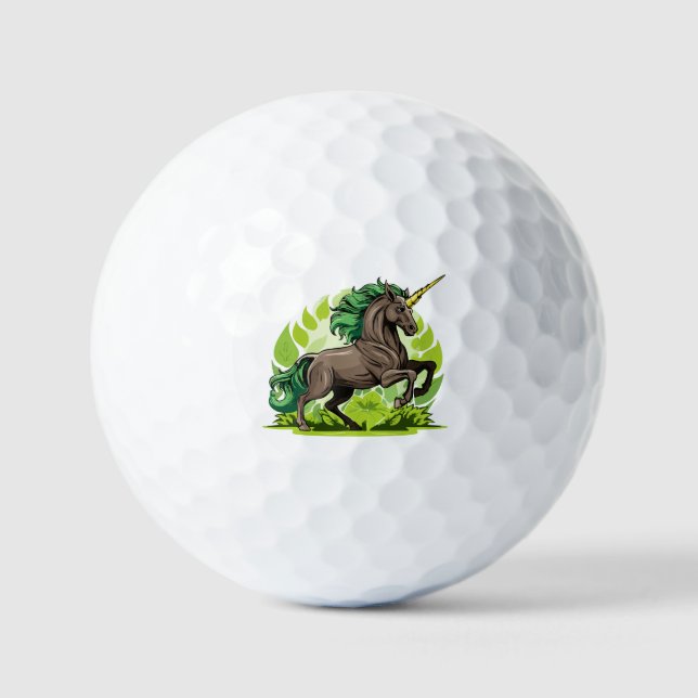 Unicorn horse golf balls (Front)