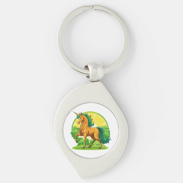 Unicorn horse key ring (Front)