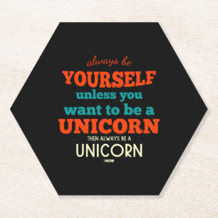 Unicorn horse mythical creatures Pony Unicorn Paper Coaster