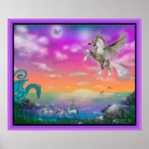Unicorn Horse Pony Equine Dragon Dolphin