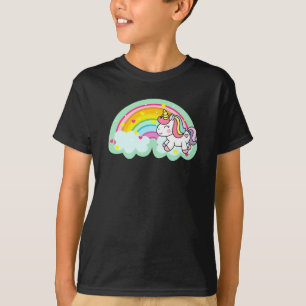 Unicorn Horse with Rainbow Cartoon-24964 T-Shirt