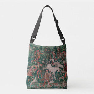Unicorn Hunt Mediaeval Art, Unicorn Defends Himsel Crossbody Bag