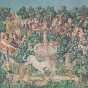 Unicorn Hunt Mediaeval Art - Unicorn Is Found