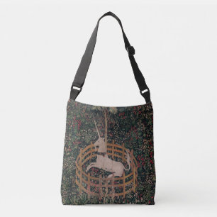 Unicorn Hunt Mediaeval Art - Unicorn Rests in Gard Crossbody Bag