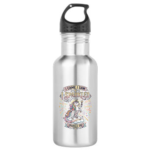 Unicorn I Came I Saw I Sparkled Print Ready Market 532 Ml Water Bottle