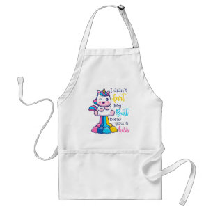 Unicorn I Didn't Fart My Butt Blew You A Kiss Standard Apron