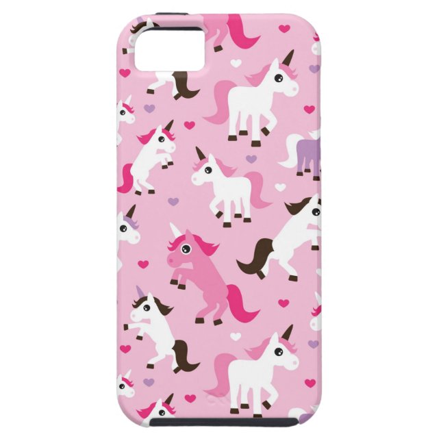 unicorn illustration kids background Case-Mate iPhone case (Back)