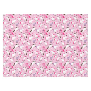 unicorn illustration kids background tablecloth