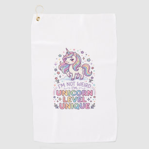 Unicorn I'm Not Weird I'm Unicorn Level Unique Ado Golf Towel