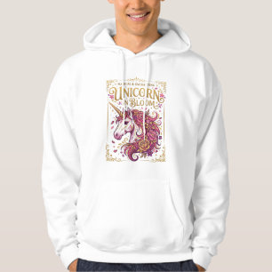 Unicorn in Bloom Stylish Zazzle Design_1 Hoodie