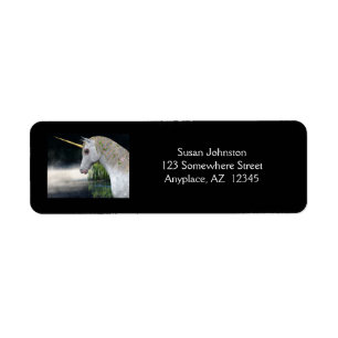 Unicorn In Mist Fantasy Address
