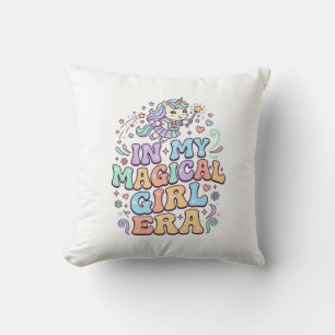 Unicorn In My Magical Girl Era Kawaii Sticker and  Cushion