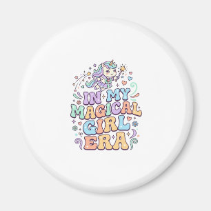 Unicorn In My Magical Girl Era Kawaii Sticker and  Magnet