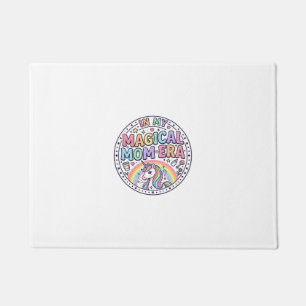 Unicorn In My Magical Mum Era Funny Shirt Graphic_ Doormat