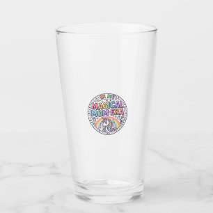 Unicorn In My Magical Mum Era Funny Shirt Graphic_ Glass