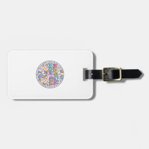 Unicorn In My Magical Mum Era Funny Shirt Graphic_ Luggage Tag