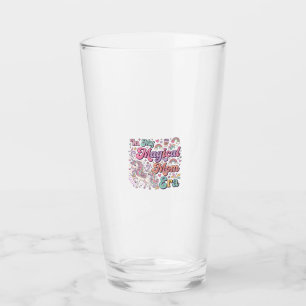 Unicorn In My Magical Mum Era Kawaii POD Artwork_1 Glass