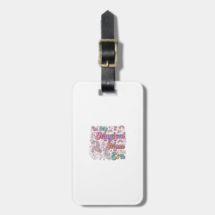 Unicorn In My Magical Mum Era Kawaii POD Artwork_1 Luggage Tag
