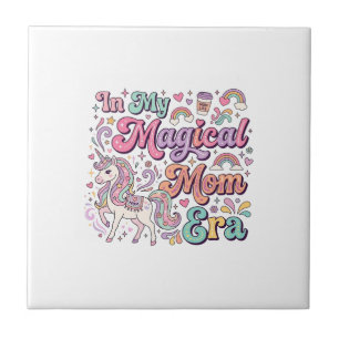 Unicorn In My Magical Mum Era Kawaii POD Artwork_1 Tile