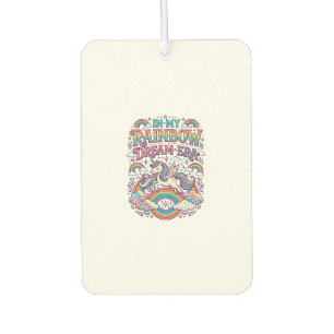 Unicorn In My Rainbow Dream Era Colourful Apparel  Car Air Freshener